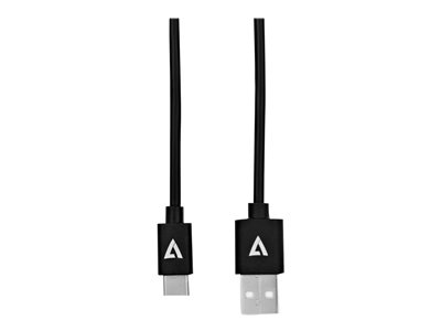  V7  - cable USB de tipo C - USB-C a USB - 2 mV7U2AC-2M-BLK-1E
