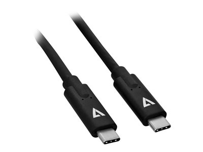  V7  - cable USB de tipo C - USB-C a USB-C - 1 mV7UCC-1M-BLK-1E
