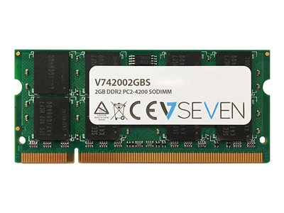  V7  - DDR2 - módulo - 2 GB - SO-DIMM de 200 contactos - 533 MHz / PC2-4200 - sin búferV742002GBS