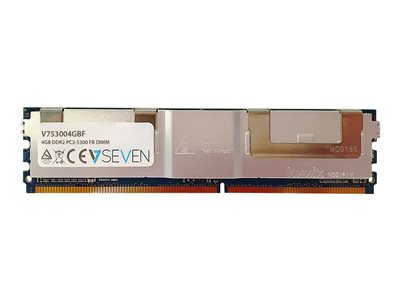  V7  - DDR2 - módulo - 4 GB - FB-DIMM 240-pin - 667 MHz / PC2-5300 - Búfer completoV753004GBF