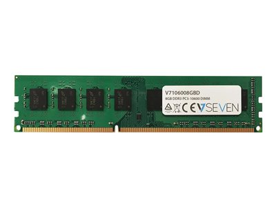  V7  - DDR3 - módulo - 8 GB - DIMM de 240 contactos - 1333 MHz / PC3-10600 - sin búferV7106008GBD