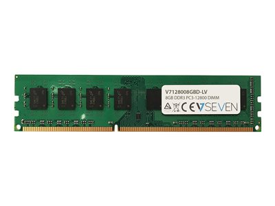  V7  - DDR3 - módulo - 8 GB - DIMM de 240 contactos - 1600 MHz / PC3-12800 - sin búferV7128008GBD-LV