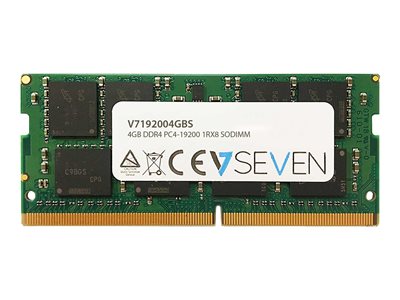  V7  - DDR4 - módulo - 4 GB - SO-DIMM de 260 contactos - 2400 MHz / PC4-19200 - sin búferV7192004GBS