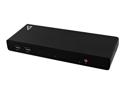  V7  UCDDS-1E - estación de conexión - USB-C / USB 3.0 - 2 x HDMI, 2 x DP - GigEUCDDS-1E