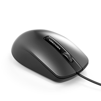 Vention 3-BUTTON USB WIRED COMPUTER MOUACCSSE 1.5M BLACK KTABG