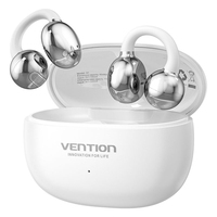 VENTION Auriculares Bluetooth Vention Echo Clip A11 Pro con estuche de carga/ Autonomía 6h/ Blancos NBWW0-PH