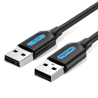 VENTION Cable USB 2.0 Vention COJBC/ USB Macho - USB Macho/ 480Mbps/ 25cm/ Negro COJBC