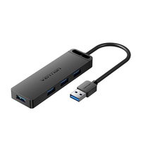 VENTION Hub USB 3.0 Vention CHLBB/ 4xUSB/ 1xMicroUSB PD CHLBB