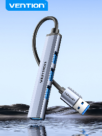 VENTION Hub USB 3.0 Vention CKOHB/ 4xUSB/ Gris CKOHB