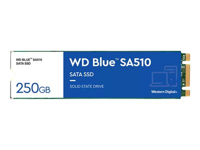  WD 250GB BLUE SSD M.2 SA510 2280  INTSATA III 6 GB/SWDS250G3B0B