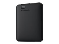 WD ELEMENTS Almacenamiento portátil WDBU6Y0020BBK - disco duro - 2 TB - USB 3.0 WDBU6Y0020BBK-WESN
