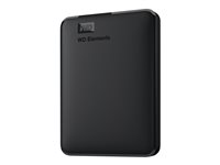 WD ELEMENTS Almacenamiento portátil WDBUZG0010BBK - disco duro - 1 TB - USB 3.0 WDBUZG0010BBK-WESN