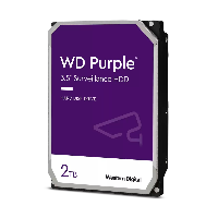 WD PURPLE 2TB 64MB 3.5IN SATA  INT6GB/S 5400 RPM WD23PURZ
