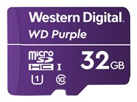 WD Purple WDD032G1P0A - tarjeta de memoria flash - 32 GB - microSDHC WDD032G1P0A