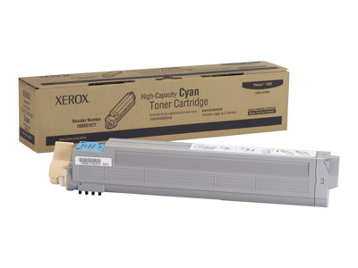  XEROX  Phaser 7400 - gran capacidad - cián - original - cartucho de tóner106R01077