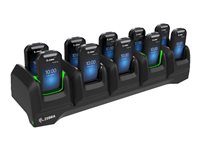 Zebra 10-Slot Locking Smart Cradle - base de carga de portátil