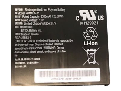  ZEBRA  - batería de tableta - Li-pol - 3300 mAh - 25.1 WhBTRY-ET5X-8IN3-01