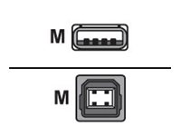 Zebra cable USB - 3 m