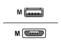  ZEBRA  - cable USB - USB a Micro-USB tipo B - 1.8 mP1063406-045