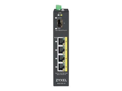  ZYXEL  RGS100-5P - conmutador - 5 puertos - sin gestionar - montaje en rackRGS100-5P-ZZ0101F